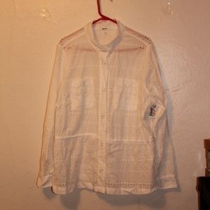 Maurices White Shirt Size 2X NWT